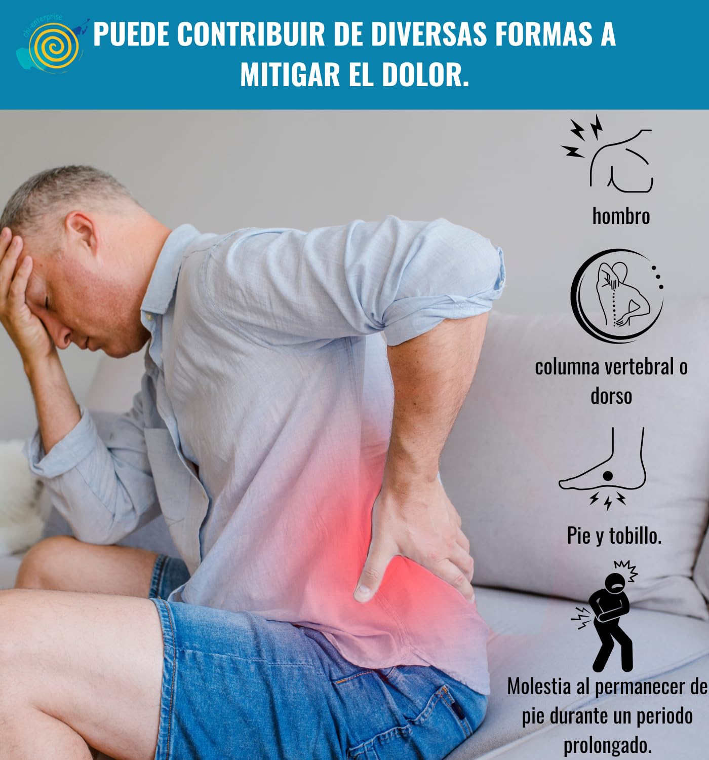 Máquina Masajeadora de Ondas Suaves Chi Vitalizer, Control Velocidad, Reposapiés Acolchado, Masaje Relajante Circulación Mejorada, Silenciosa, Fácil Uso en Casa, Chi-Enterprise