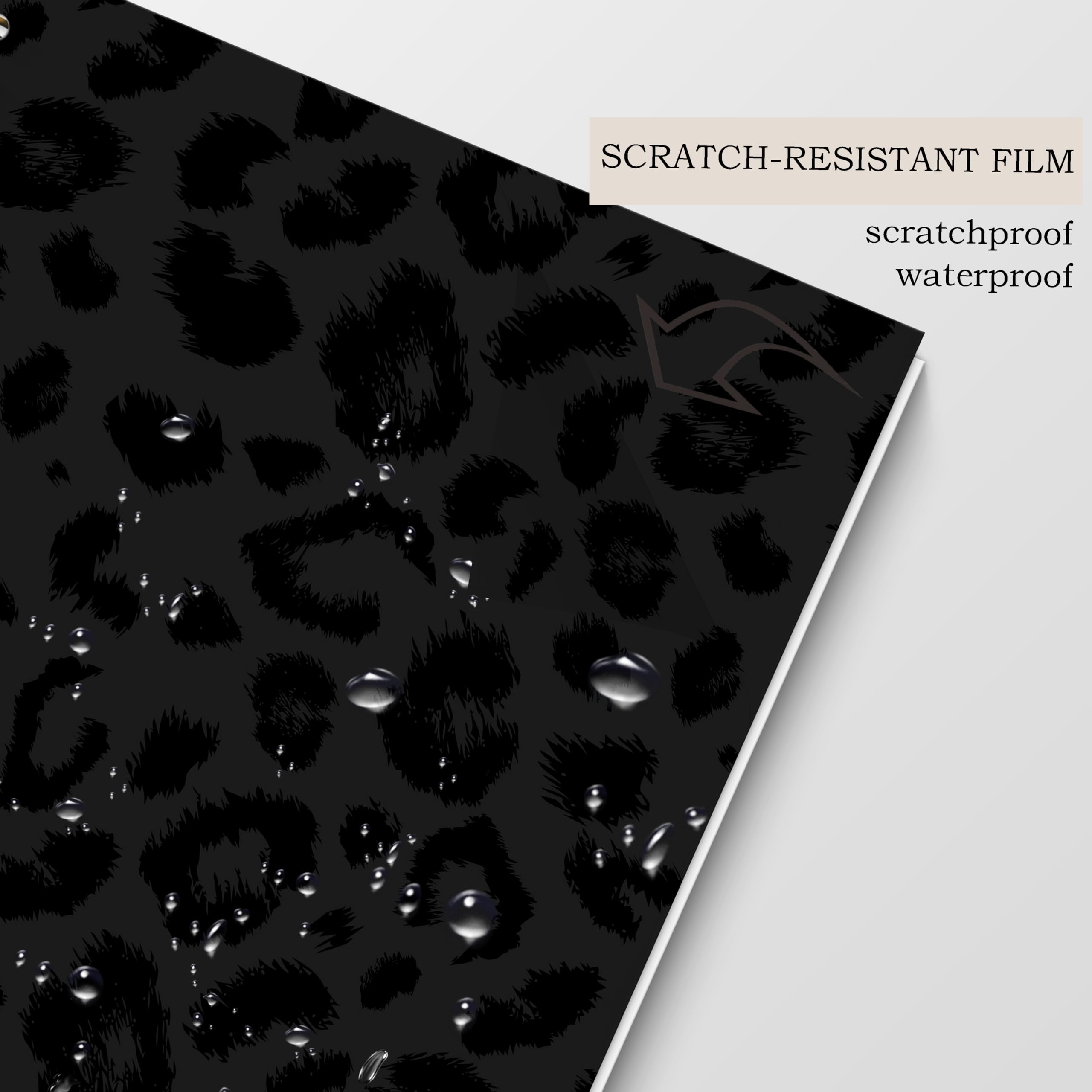 Poecinvi Notizbuch mit Leopardenmuster, Spiralbindung, 14 x 21 cm, Geparden-Druck, Notizbücher für die Arbeit, Leopardenmuster, Geschenke für Frauen