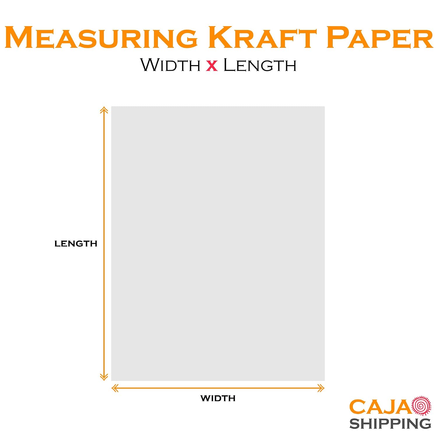 Caja Shipping Kraft Paper Sheet, 50#, 18" x 18", Kraft, 1300/Case