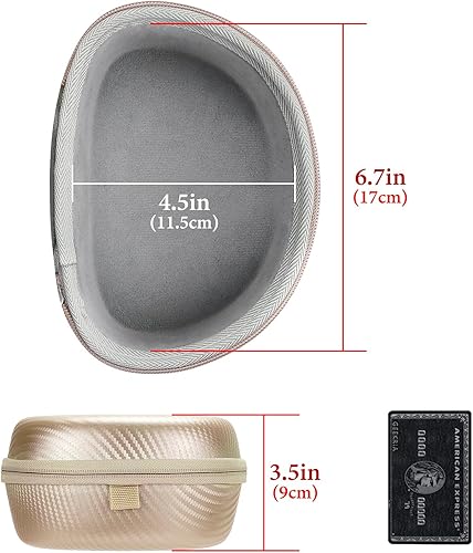 Miniatura 4 de Geekria Shield - Funda para auriculares compatible con Beats Studio Pro, Solo 3, Solo 2, Solo HD, funda de repuesto rígida de viaje con