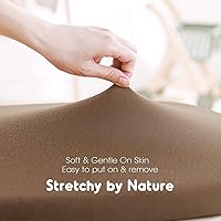 Vista 83 de Juego de 2 sábanas elásticas ultra suaves para moisés, ajuste universal para moisés, cesta de moisés, colchón rectangular ovalado, seguro y cómodo