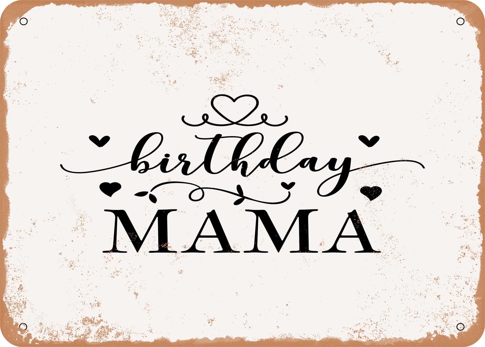 Metal Sign - Birthday Mama - Vintage Look Sign home decor