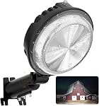 Toberich 150W LED Barn Light Dusk à Dawn, 20000LM Lumière extérieure de la cour 6500K | Ultra Lumière de sécurité lumineuse, angle réglable, IP66 Etanche, Photocell, AC110-120V, Éclaire les grandes zones pour la cour