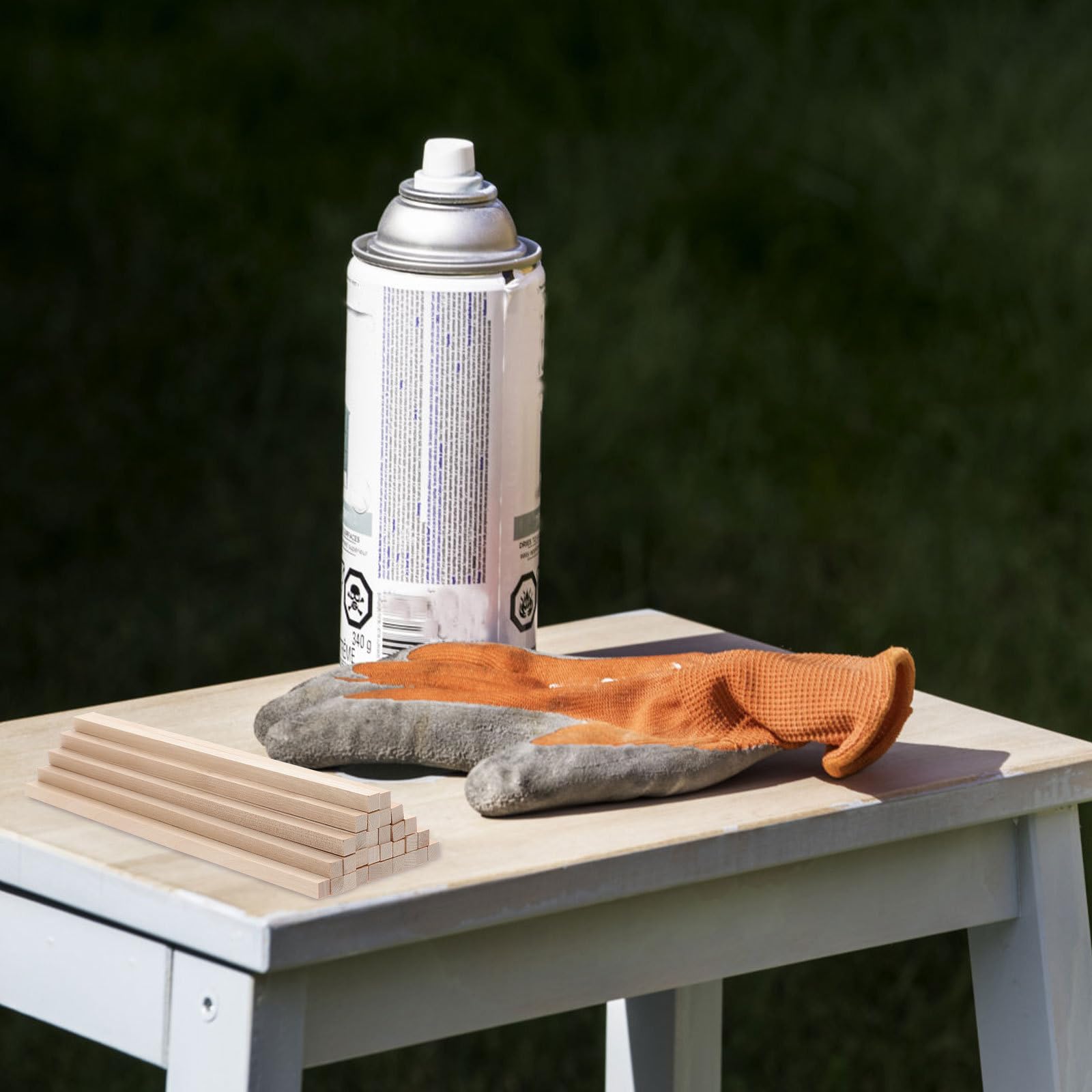 Veemoon Palitos Reutilizables 30 Piezas para Manualidades de Madera Cuadrados y Pintables Ideales para Proyectos Creativos y Decoración de Pasteles