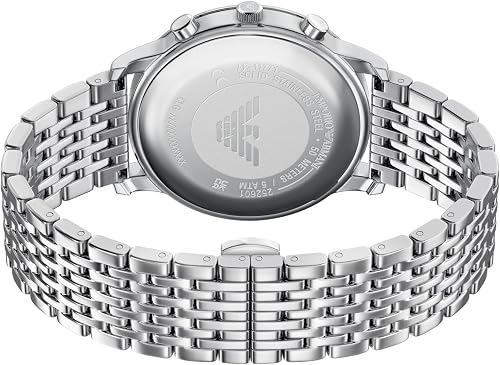 Emporio Armani Homme Montre 42MM en Acier Inoxydable Ton Argent, AR11771 - 5