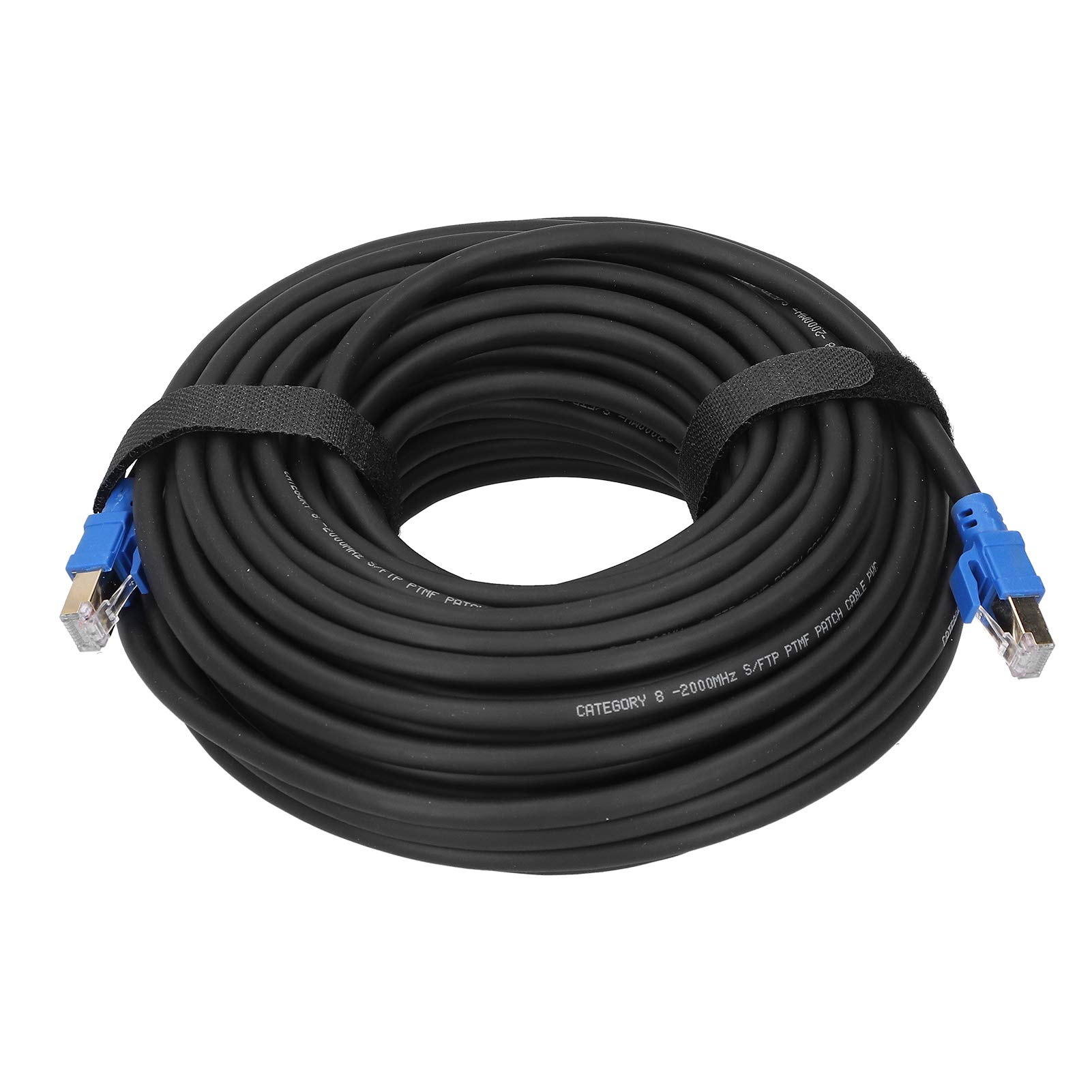 Jectse Cavo Ethernet Cat8, Cavo di Rete LAN Ad Alta velocità da 40 Gbps 2000 MHz, con Connettore RJ45 Placcato in Oro e Doppino Intrecciato Schermato per Router Modem Console di Gioco PC (20m)