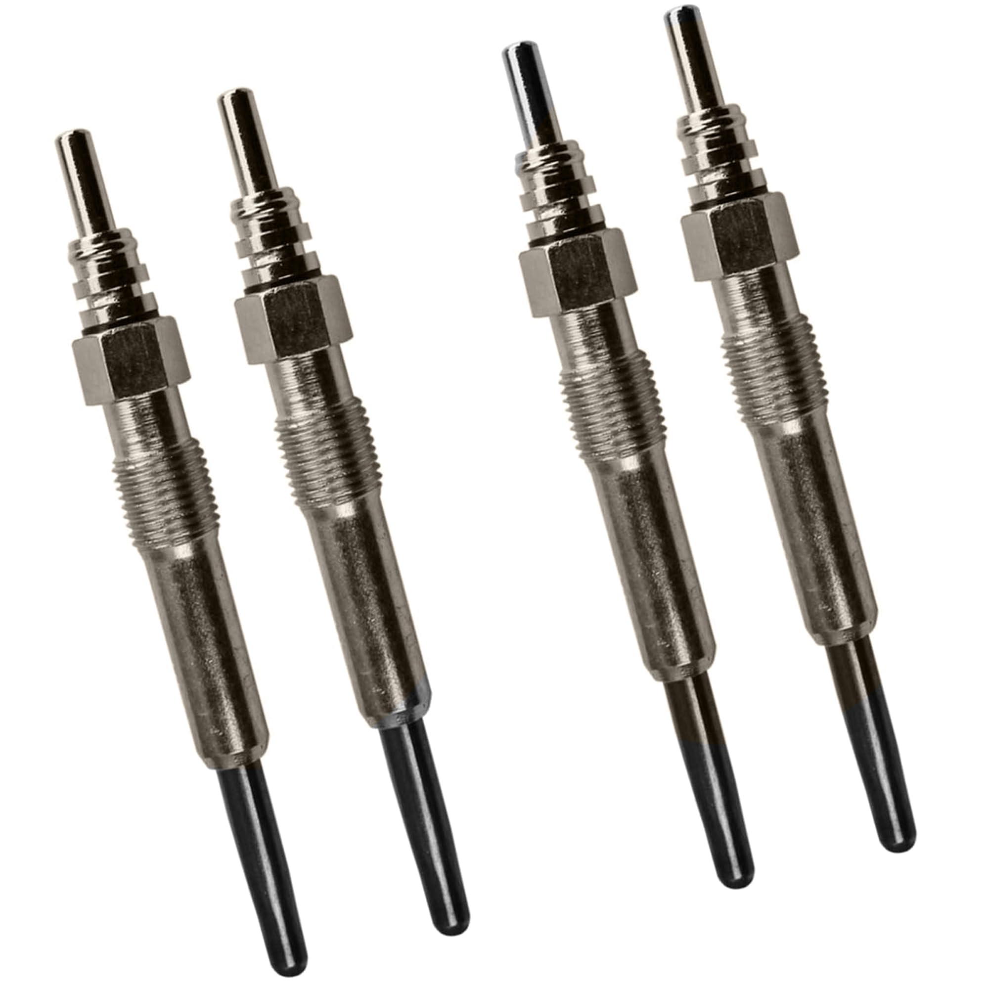 4 Bougie de préchauffage Compatible pour A2 A3 A4 Altea Ibiza Leon Toledo Fabia Octavia Roomster Superb Caddy Crafter T5 Caravelle Multivan Transporter Golf V Eos Jetta Polo 1,9 Tdi 105 2,0 140ch