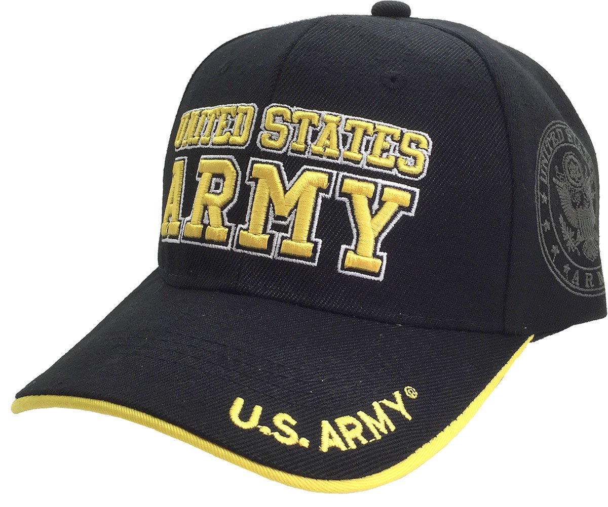 United States Army Baseball Cap Embroidered Adjustable US Military Hat for Men and Women