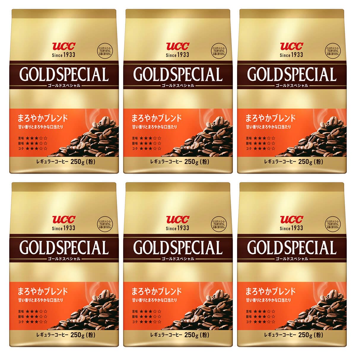 Amazon | UCC ゴールドスペシャル まろやかブレンド 1500g(250g