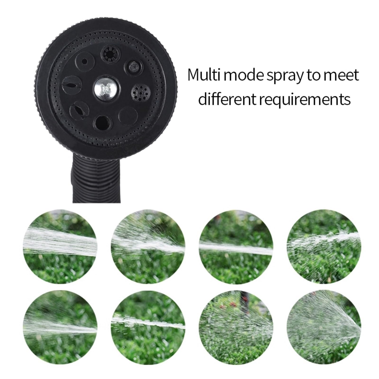 Conector Doble de Metal, Manguera de Agua Extensible, Manguera de jardín de Alta presión, Carrete de Manguera de PVC para riego agrícola, Lavado de Coches, ampliamente Utilizado (ve