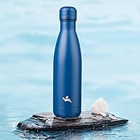 Vista 6 de Insulated Water Bottles,17 oz Double Wall Stainless Steel Vacumm Metal Flask for Sports Travel,Blue