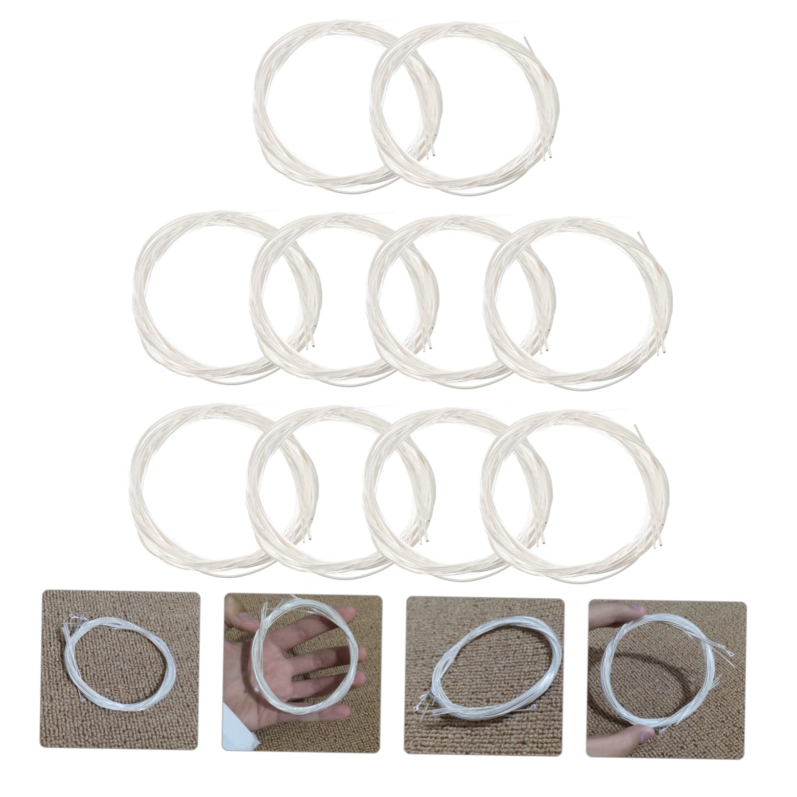 HEMOTON 20 Paquetes Cuerdas cuerdas guitarra nailon acoustic guitar strings cuerdas guitarra acústica clasica suministros accesorio balada arpa