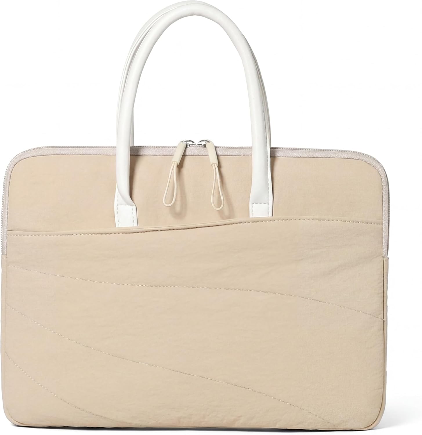 Laptop Bag for Women, Puffy Laptop Sleeve Lightweight Laptop Case, Computer Sleeve for 15-16 Inch Laptops, Quilted Laptop Sleeve Laptop Carrying Case