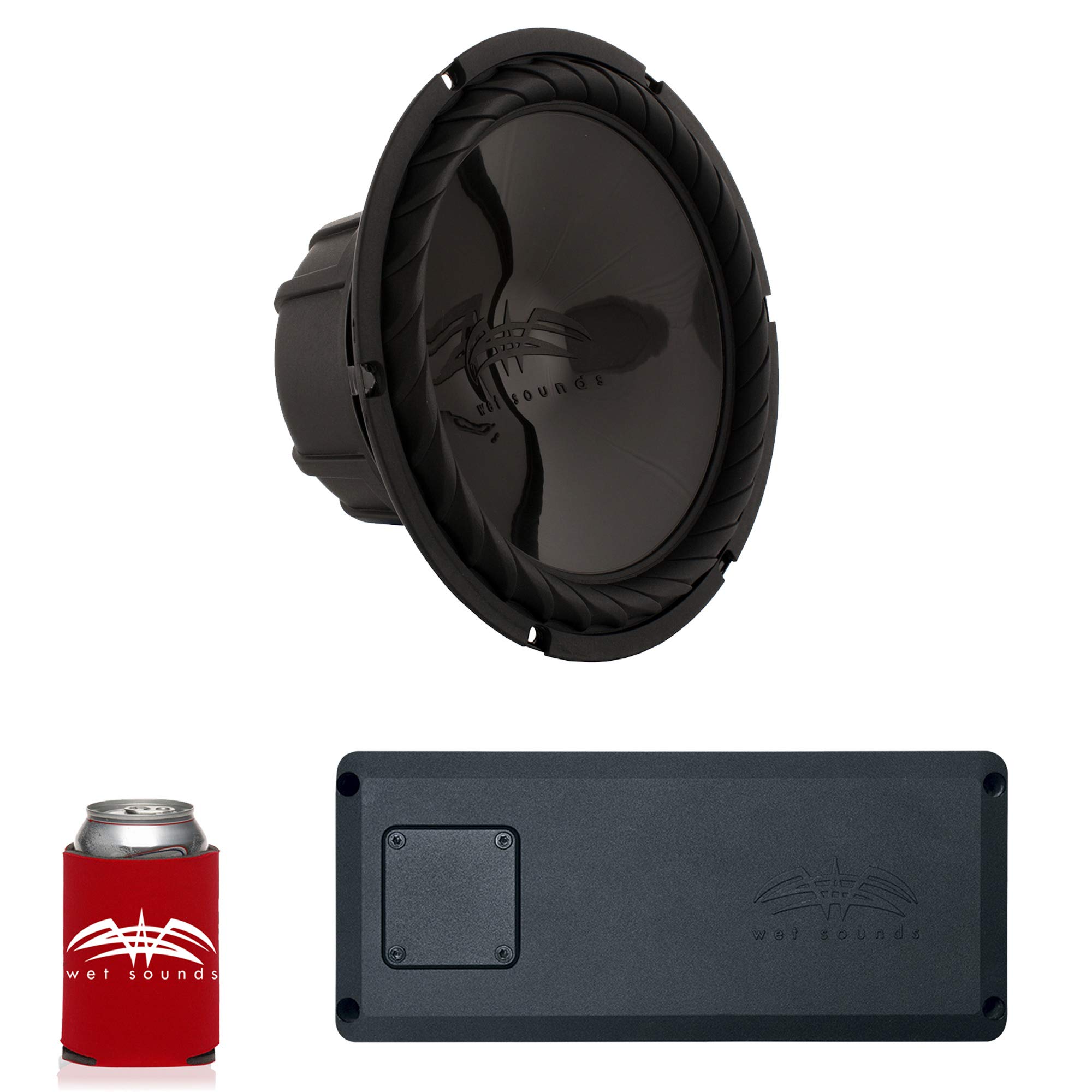 Buy Wet Sounds SS10BS4 Black 10" Subwoofer & STX Micro1 Compact