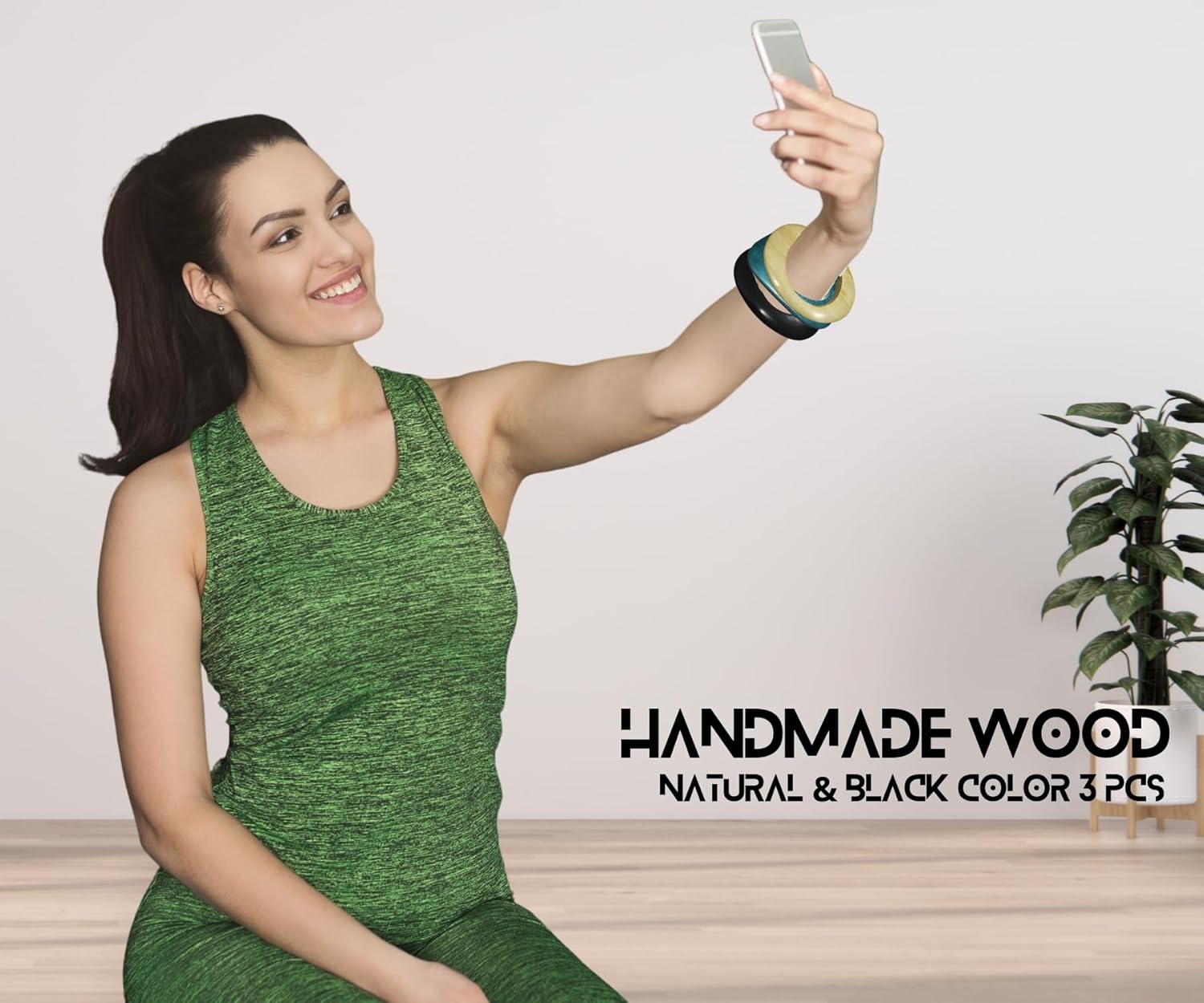 Wooden Triangle Oval Shape Bangle Set for Women | Handmade Natural Wood Bangles | Geometric Artisan Design | Lightweight Stylish Jewelry | Boho Fashion Accessories | Gift for Her