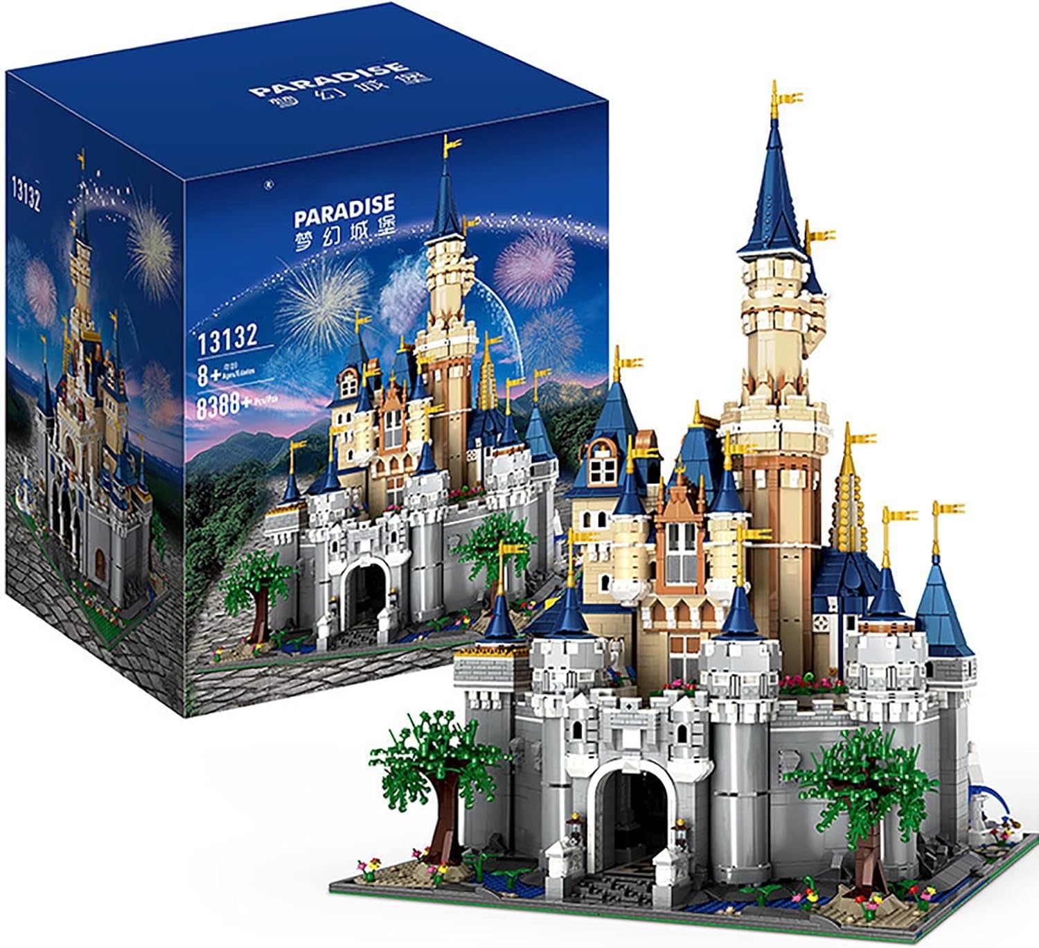 Schloss Neuschwanstein Bausteine Set - 1969 Teile Modellbau Für Erwachsene