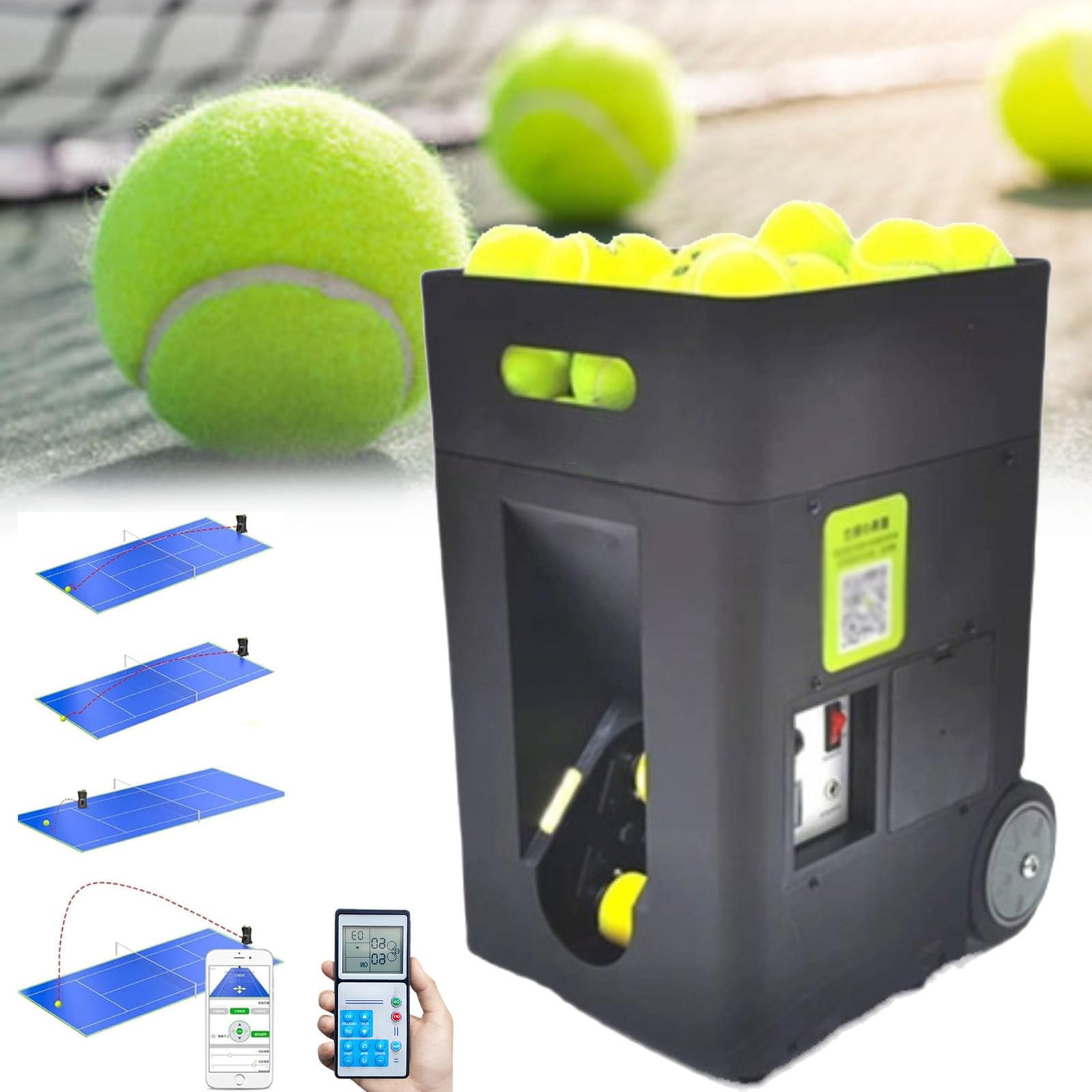 Slinger テニスボールマシン テニスの練習環境に革命!? 簡単に持ち運びができるボールマシン