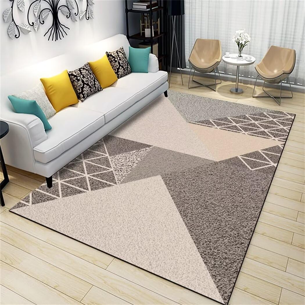 Tapis moquette pour salon gris et facile d'entretien 200x280