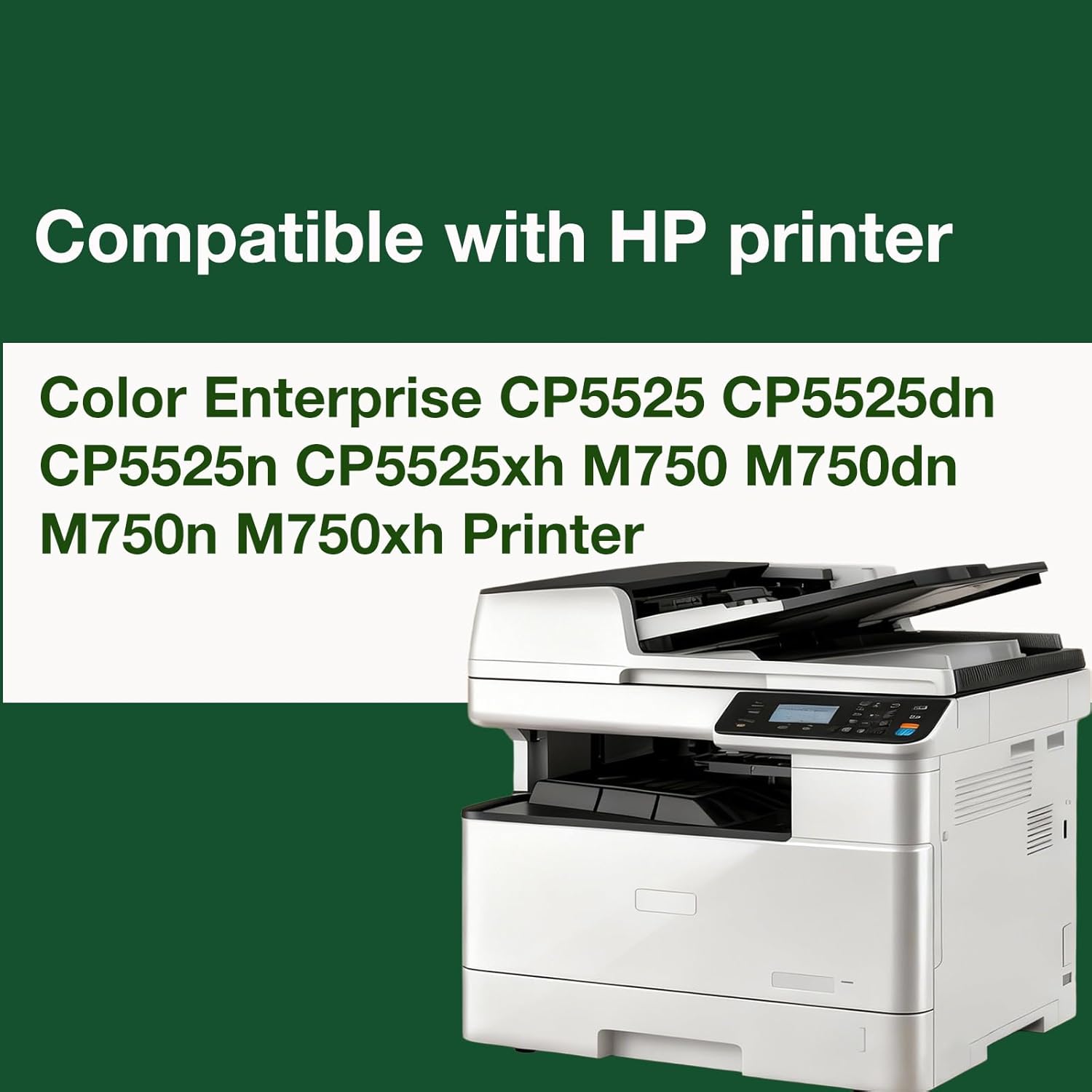 650A Toner Cartridges High Yield Replacement For HP 650A CE270A CE271A CE272A CE273A Toner Cartridges Work For Enterprise M750 M750dn M750n M750xh CP5525 CP5525dn CP5525n CP5525xh Printer BK/C/M/Y