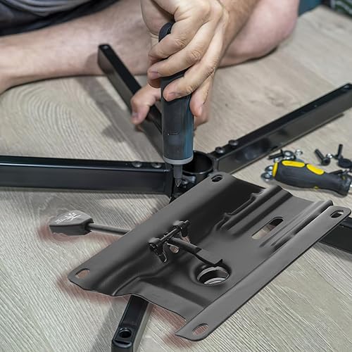 Miniatura 2 de Silla de oficina giratoria Mecanismo de control de inclinación Base de repuesto para silla de oficina Accesorios (negro)