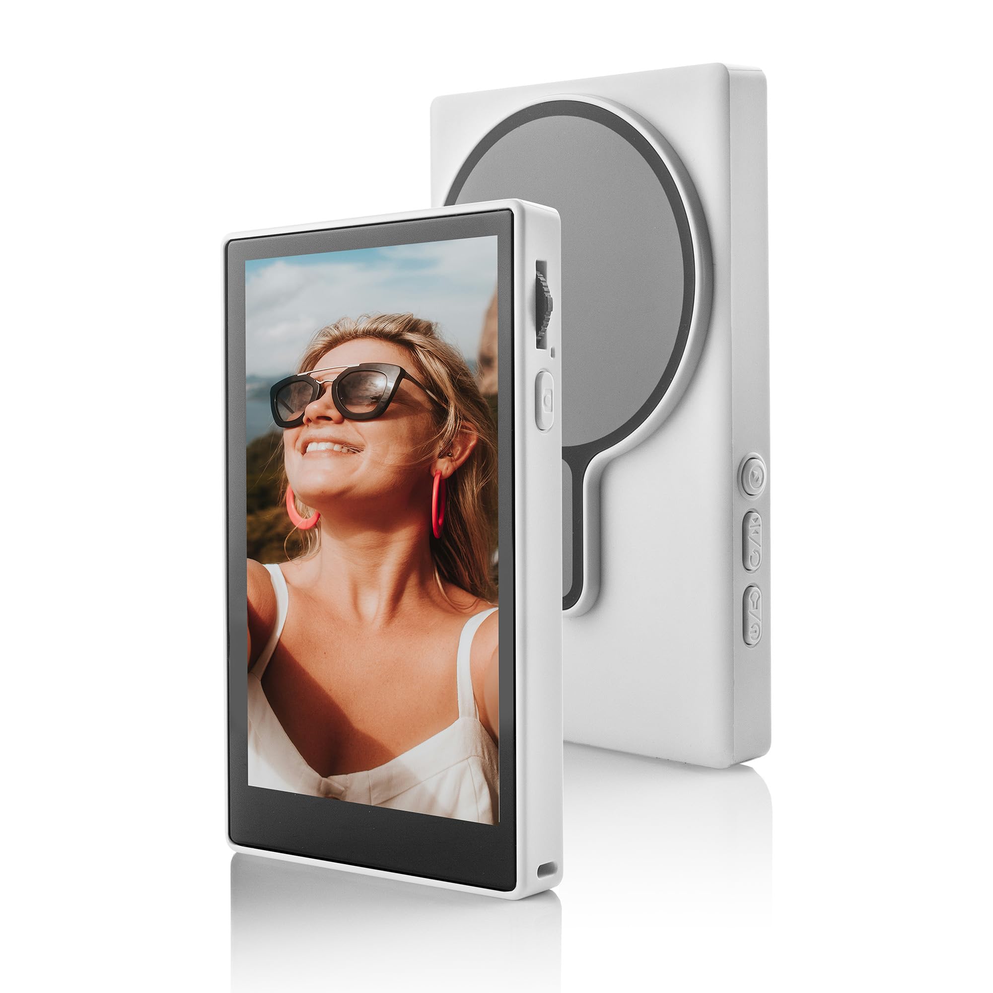 Monitor vlogging MOJOGEAR VS4 pantalla táctil inalámbrica y mando para cámara trasera móvil 8