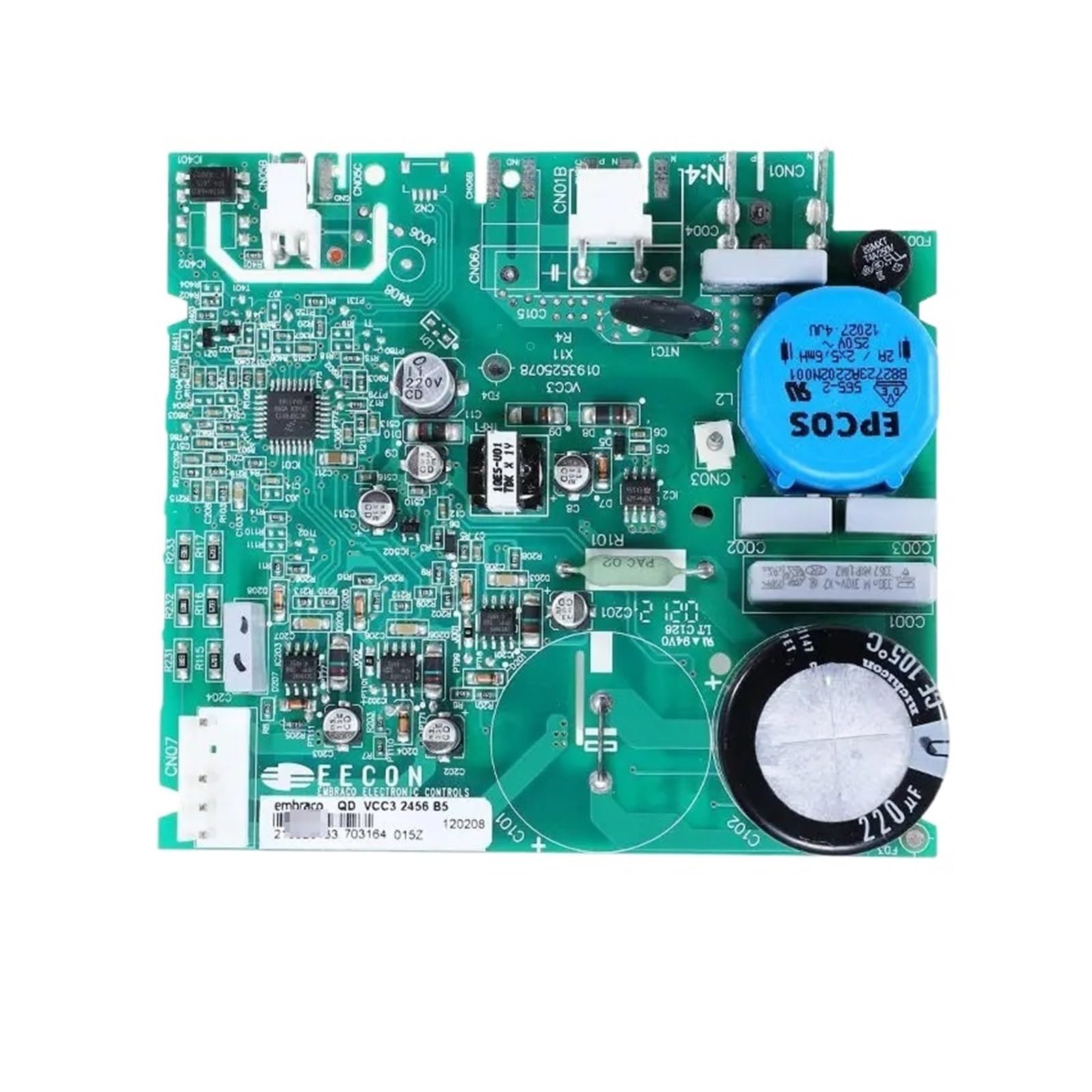 Funzionante Per, Compatibile Con Embraco, Scheda PC For Frigorifero VCC3 2456, Componenti Della Scheda Computer, Scheda Madre Inverter For Frigorifero, Accessori