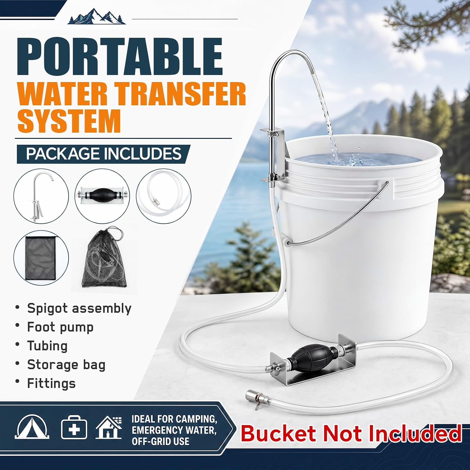 Gerrii Portable Hand Washing Station for Camping image 2