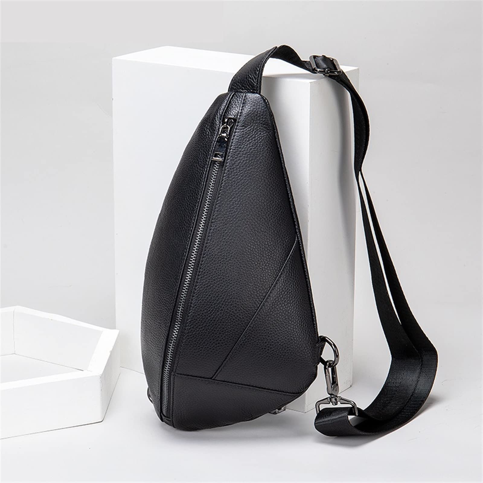 Mochila cruzada impermeable para hombre, mochila diaria, mochila, 1 color, Talla única