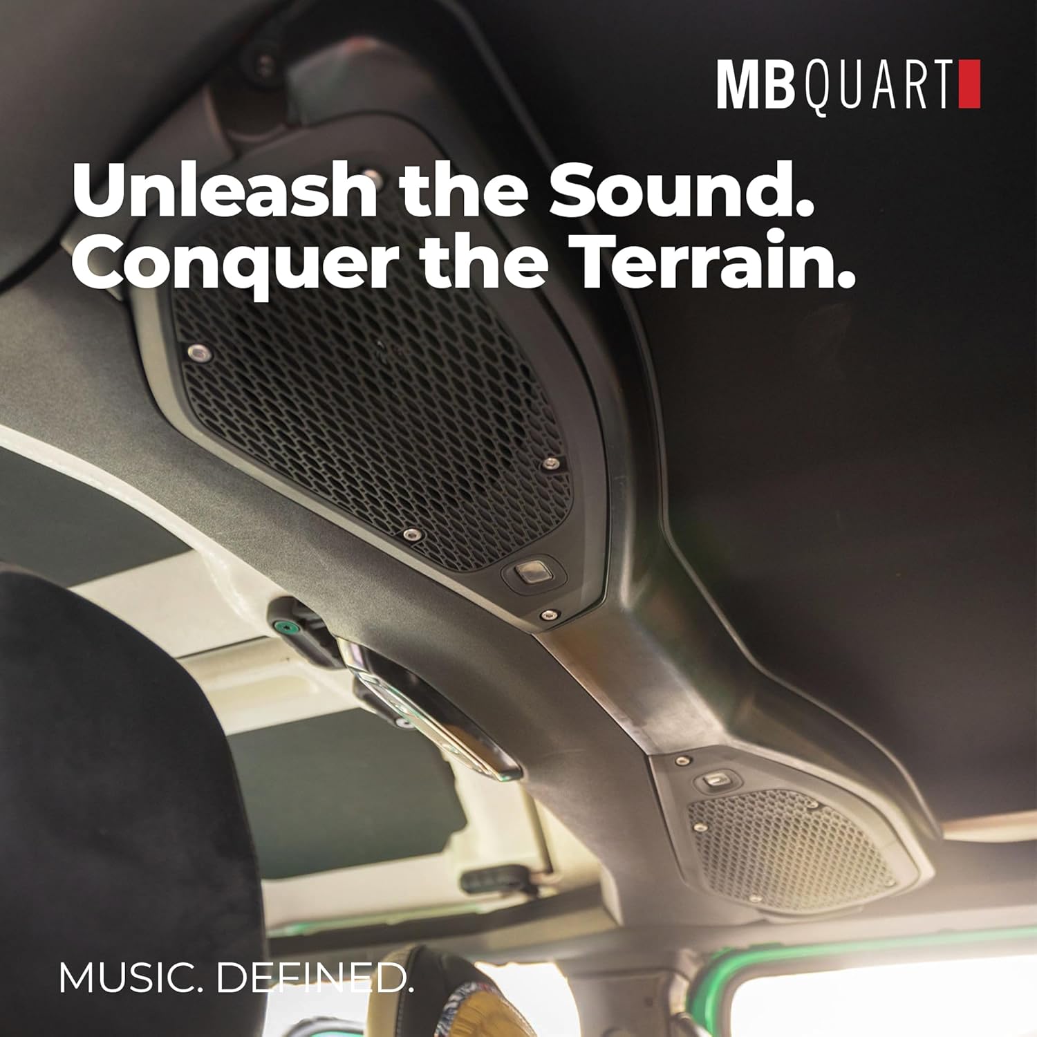 MB Quart 6x9" Tuned Rear Coaxial Speakers Upgrade for Jeep Wrangler JL 2024-2026/Gladiator JT 2020-2023, with Magnesium Dome Tweeter, 220W Peak Power