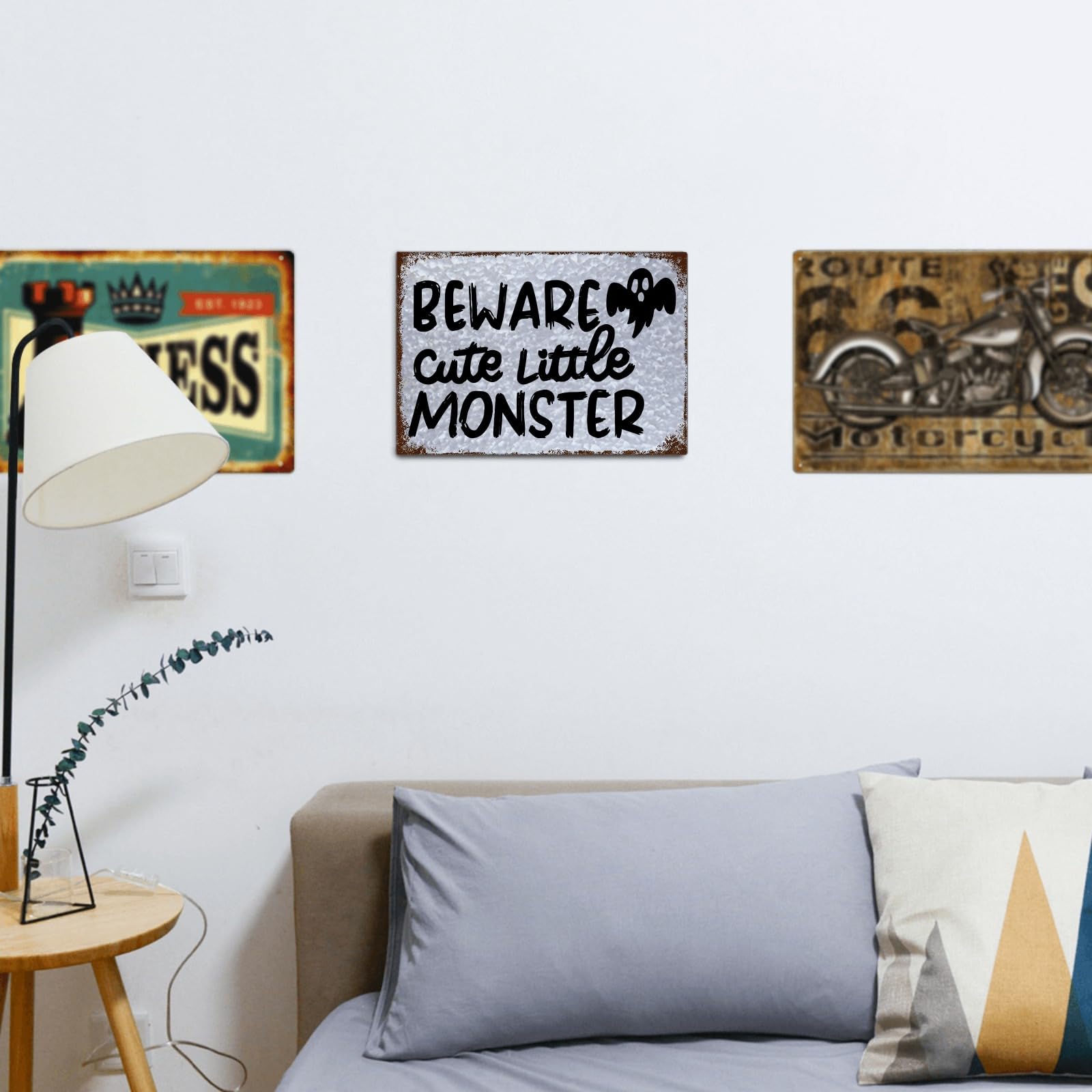 Dreacoss Retro metalen tinnen bord wiel van het jaar, heksen poster, heksen magische kennis muur kunst muur decor voor thuis, bars, keuken, cafés