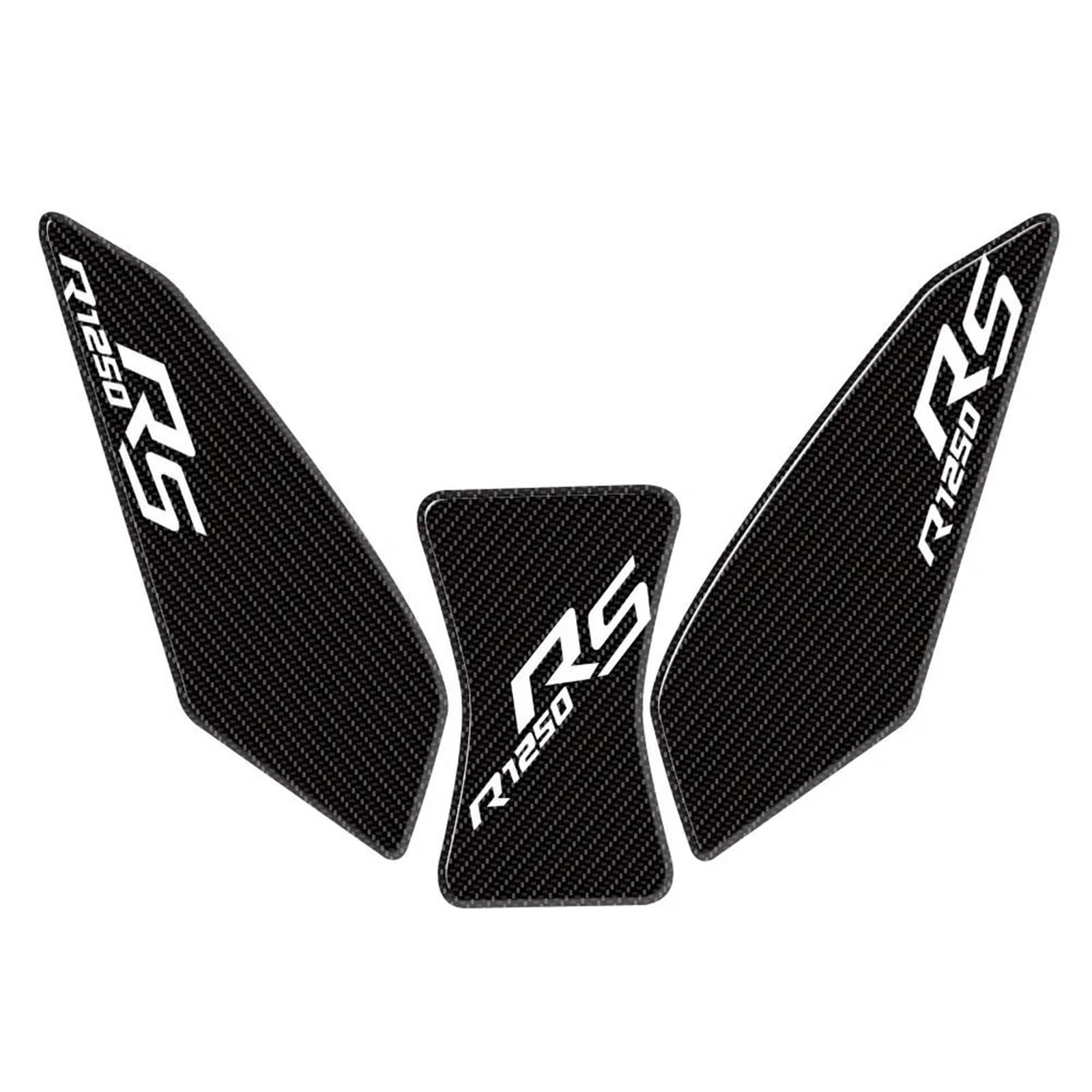 Motorcycle Tank Pad Sticker Fit for BMW R1250RS R1200RS R1200 RS 2014-2021 Carbon Fiber Texture Gas Knee Grip Traction Decal