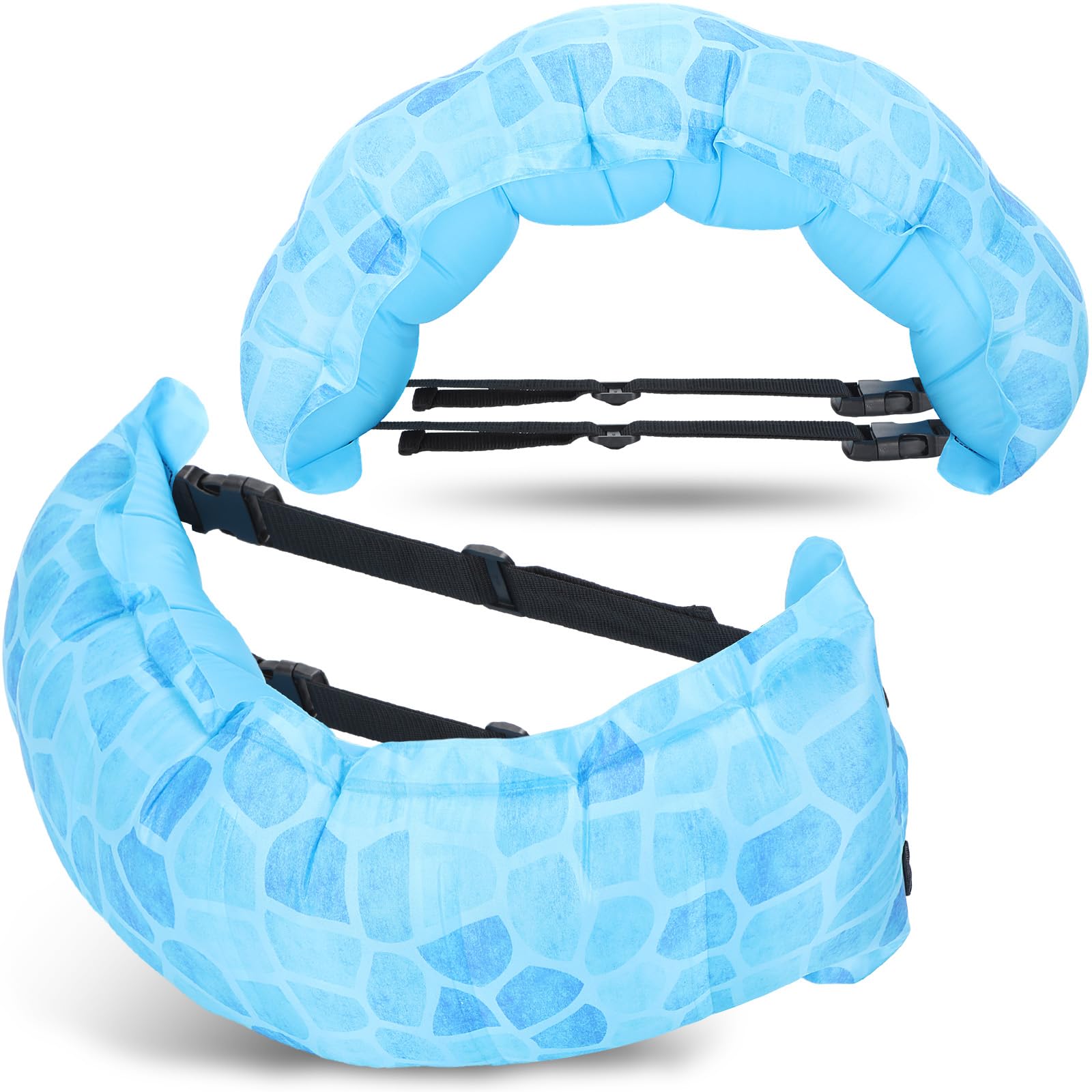 Photo 1 of Lewtemi 1 Pcs Inflatable Swim Belt Pool Flotation Portable Waist Aid for Adults Adjustable Swimming Training Aid Waist Belt with Buckle and Rope for Beginner(Mainly Blue)
