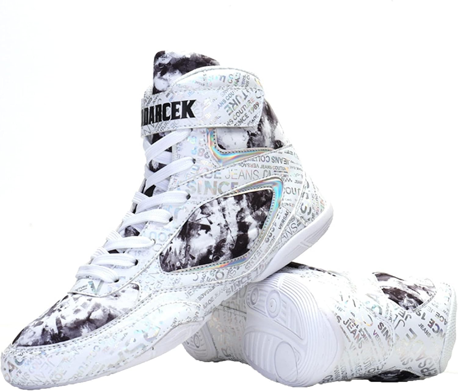 Wrestling Shoes for Men Women, Non Slip Boxing Footwear Breathable Youth Boys Girls Bodybuilding Sport Athletic Sneakers