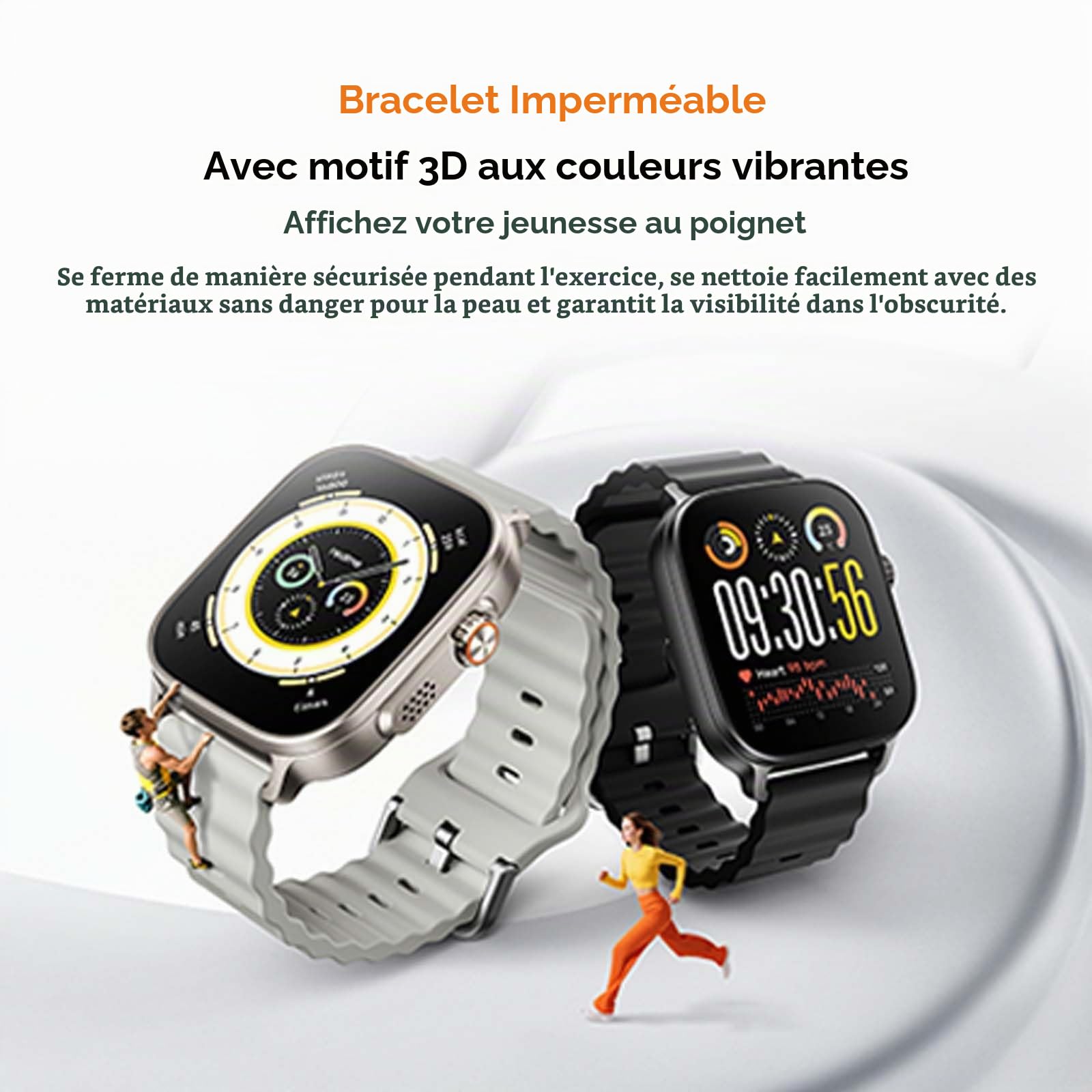 realme Watch 5 Montre Connectée GPS 1.97" AMOLED 14 Jours Autonomie Bluetooth Appels NFC Sport 108 Modes IP68 Homme Femme, Argent