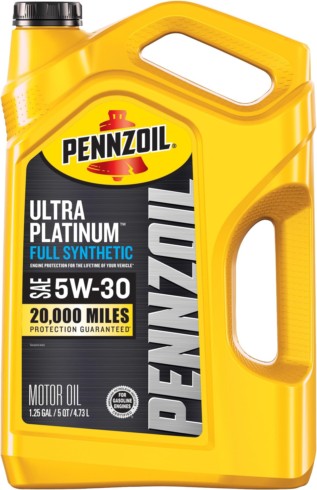 Pennzoil Ultra Platinum Full Synthetic 5W-30 Gasoline Engine Oil, 5 Quart