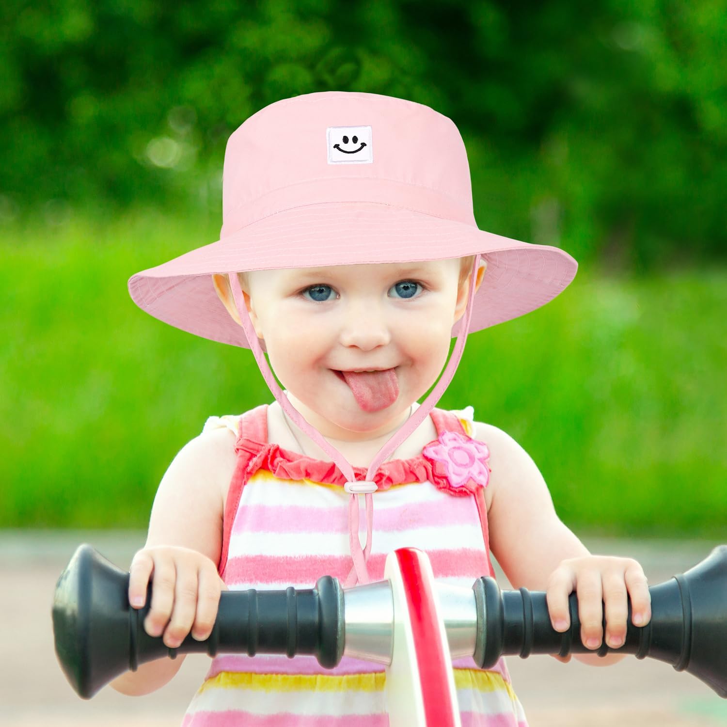Baby Toddler Sun Hat,Kids Summer UPF 50+ Foldable Beach Bucket Hat for Boys Girls Children - Image 2