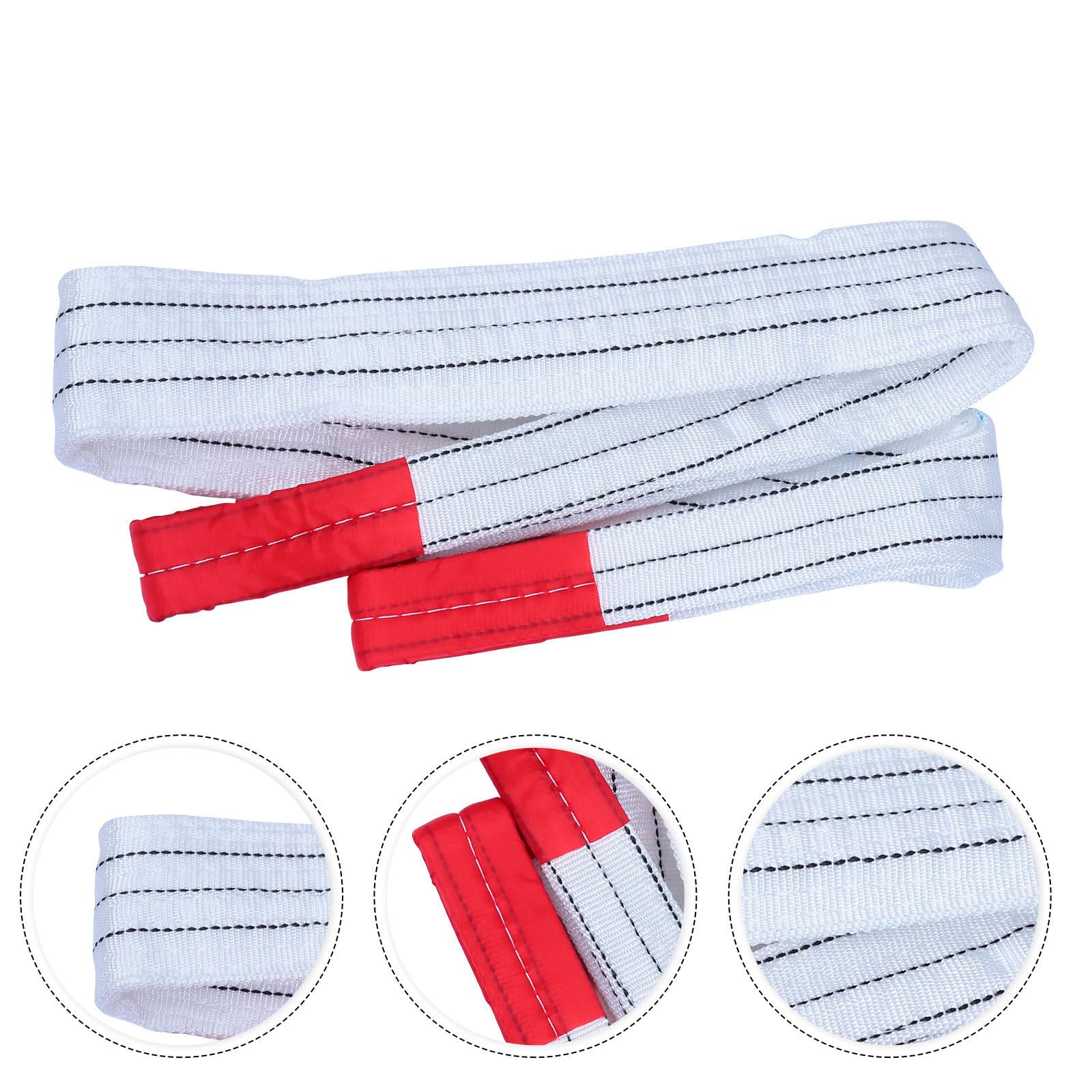 2 Stück Hebeband Web Sling aus Polypropylen Weiß Hochbelastbar für Möbel und Sofa für Haushalt und Hebearbeiten