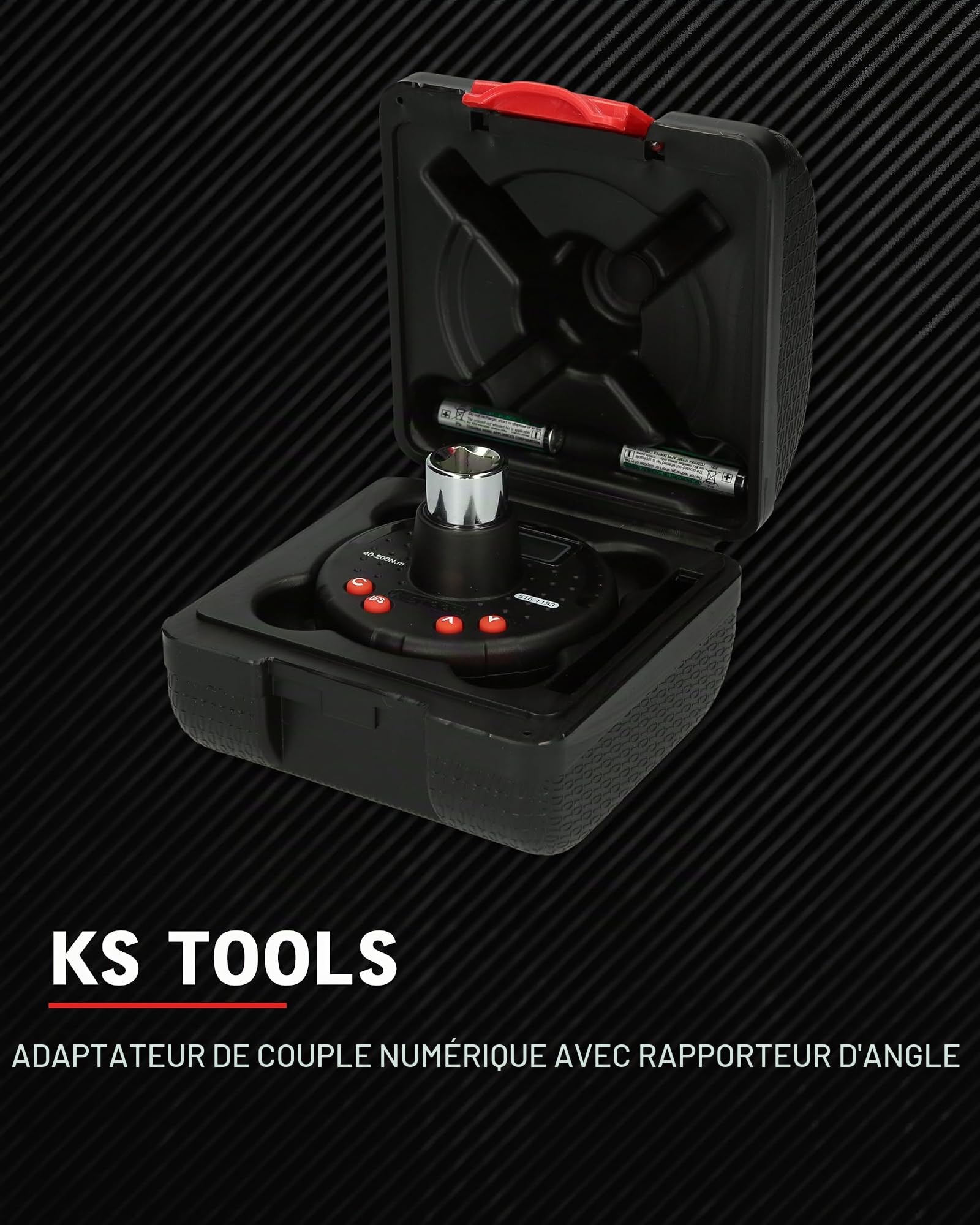 KS Tools 516.1193 Adaptateur couple/angle capacité 10-200 Nm
