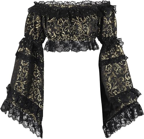 Daisy corsets Women's Bohemian, Black/Gold