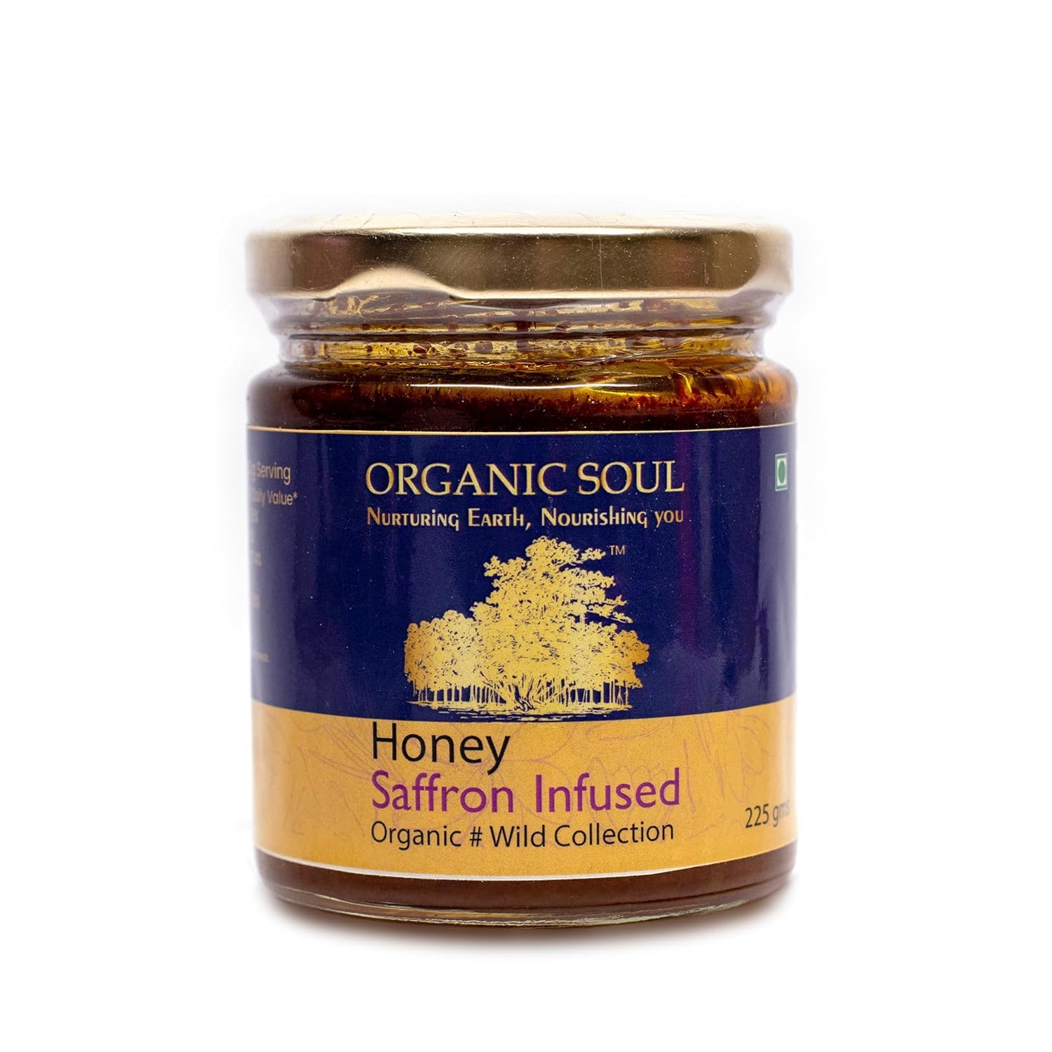 Organic Soul - Organic Saffron Honey 225 Gm | Pure Organic 100% Natural Unadulterated Keshar Honey | Pure Kashmiri Saffron Infused | No Added Sugar/NPOP Certified I Organic Certified (B0CR19GCSG) Amazon Price History, Amazon Price Tracker