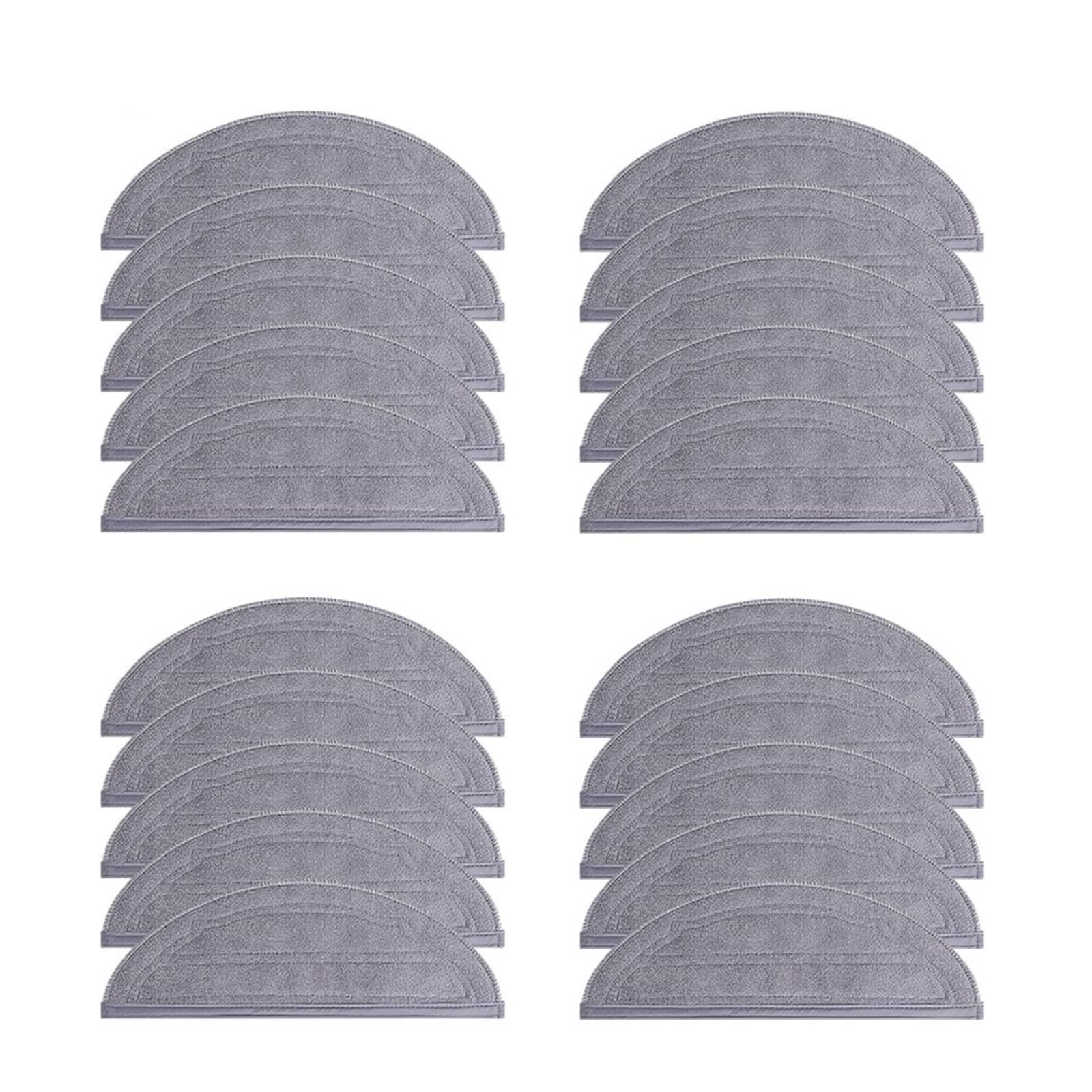 HIZON Robot Vacuum Accessories Mop Cloths Parts Replacement，Compatible For Roborock， Q10V/Q10V+/Q10VF/Q10VF+/Q10 S5/S5+/S8Pro S8Pro Plus(SET6)