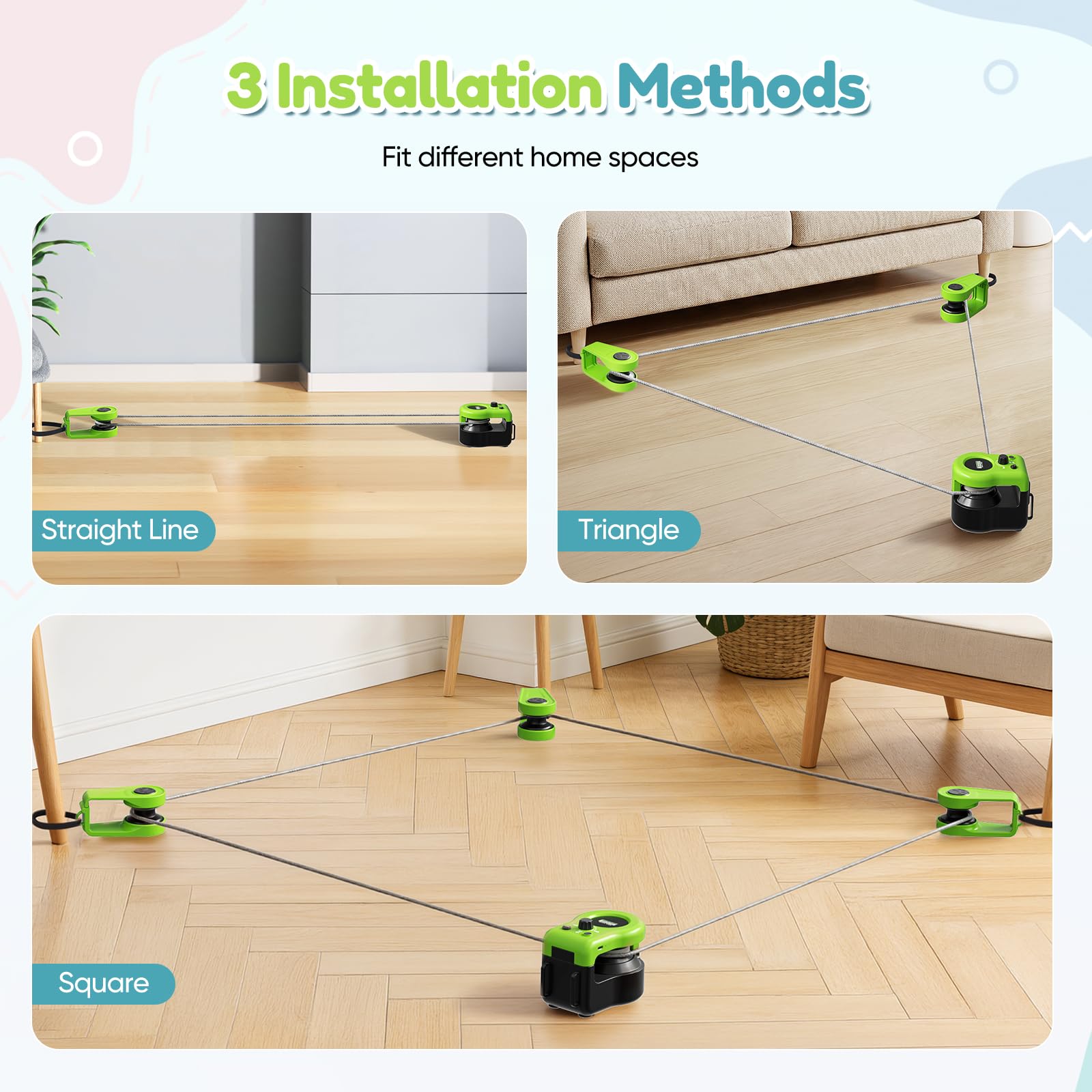 Juguete para Gatos para Interiores, Nueva Cinta de Correr para Gatitos, Control Automático/Remoto, Velocidad Ajustable, Juego de Persecución y Ruta de Carrera con Diseño DIY (Verde)