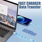 iPhone Charger Fast Charging [Apple MFi Certified] Type C Wall Charger Block with 2Pack 6FT USB C to Lightning Cables Cord Compatible with iPhone 14/14 Pro Max/13/13 Pro Max/12/12 Pro Max/11/XR/XS/X