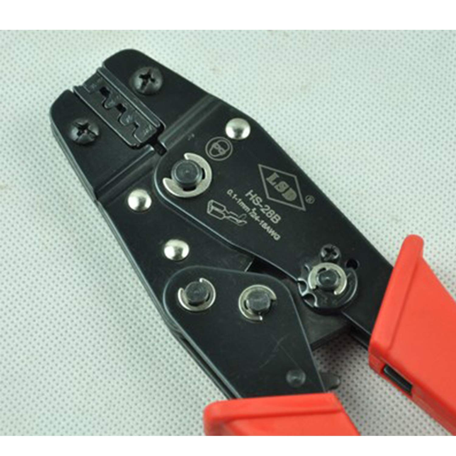IBOWZ Crimper Plier Mini Herramientas de crimpado antioxidantes para 0,1-1 mm² Herramienta de Mano de Terminal de Cable no Aislado alicates de crimpado de Conector Dupont