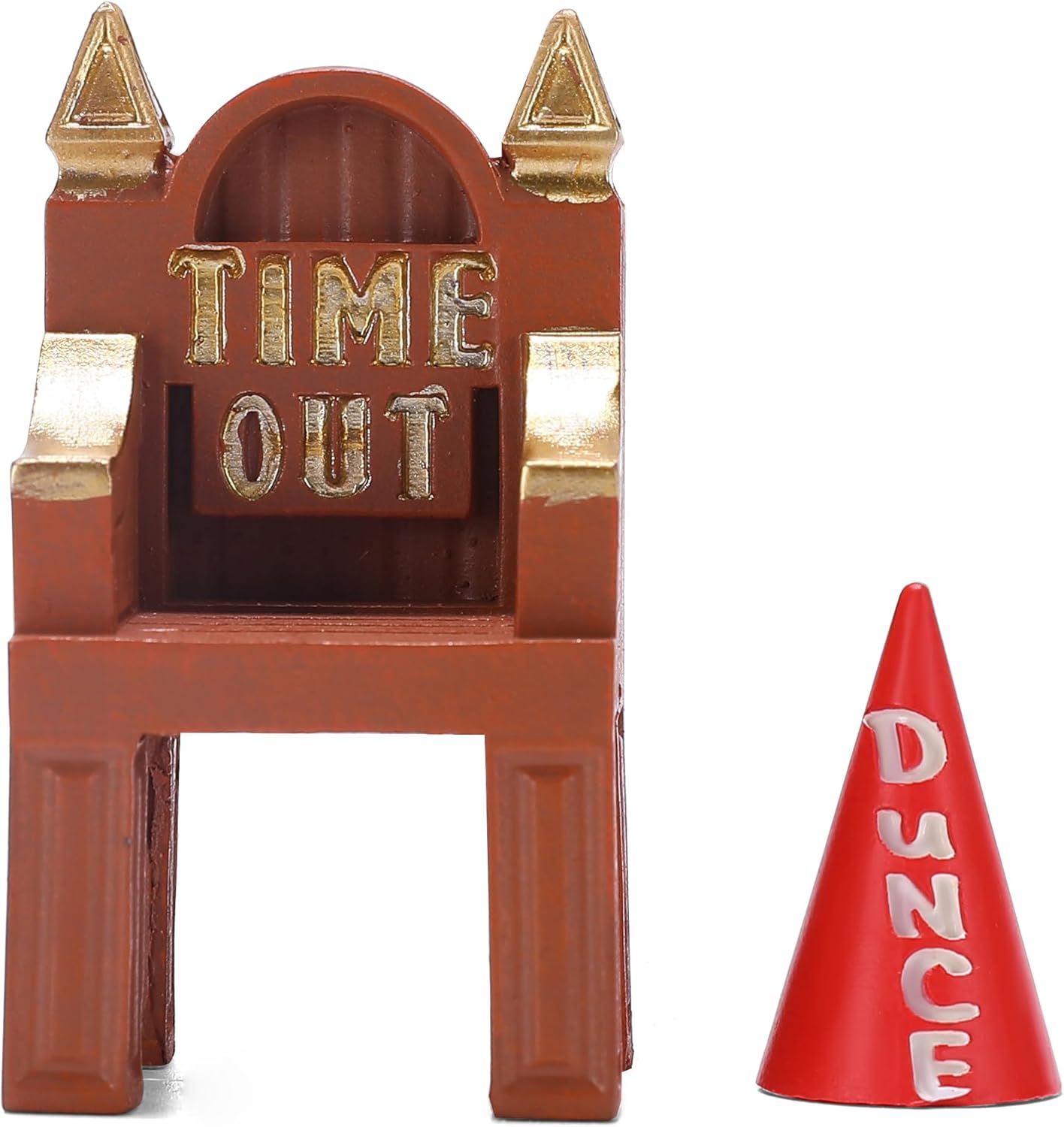 ASVP Shop DND Time Out Chair & Dunce Hat - Dice Jail - Accessories/Gift for Dungeons and Dragons - for All D&D Dice D20, D10, D8, D6, D4