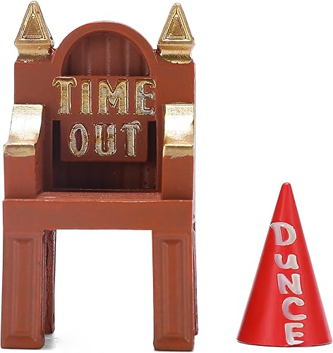 Miniatura 4 de DND Time Out - Silla y sombrero de dunce  Cárcel de dados  AccesoriosRegalo para Calabozos y Dragones  para todos los dados D&D D20, D10, D8, D6, D4