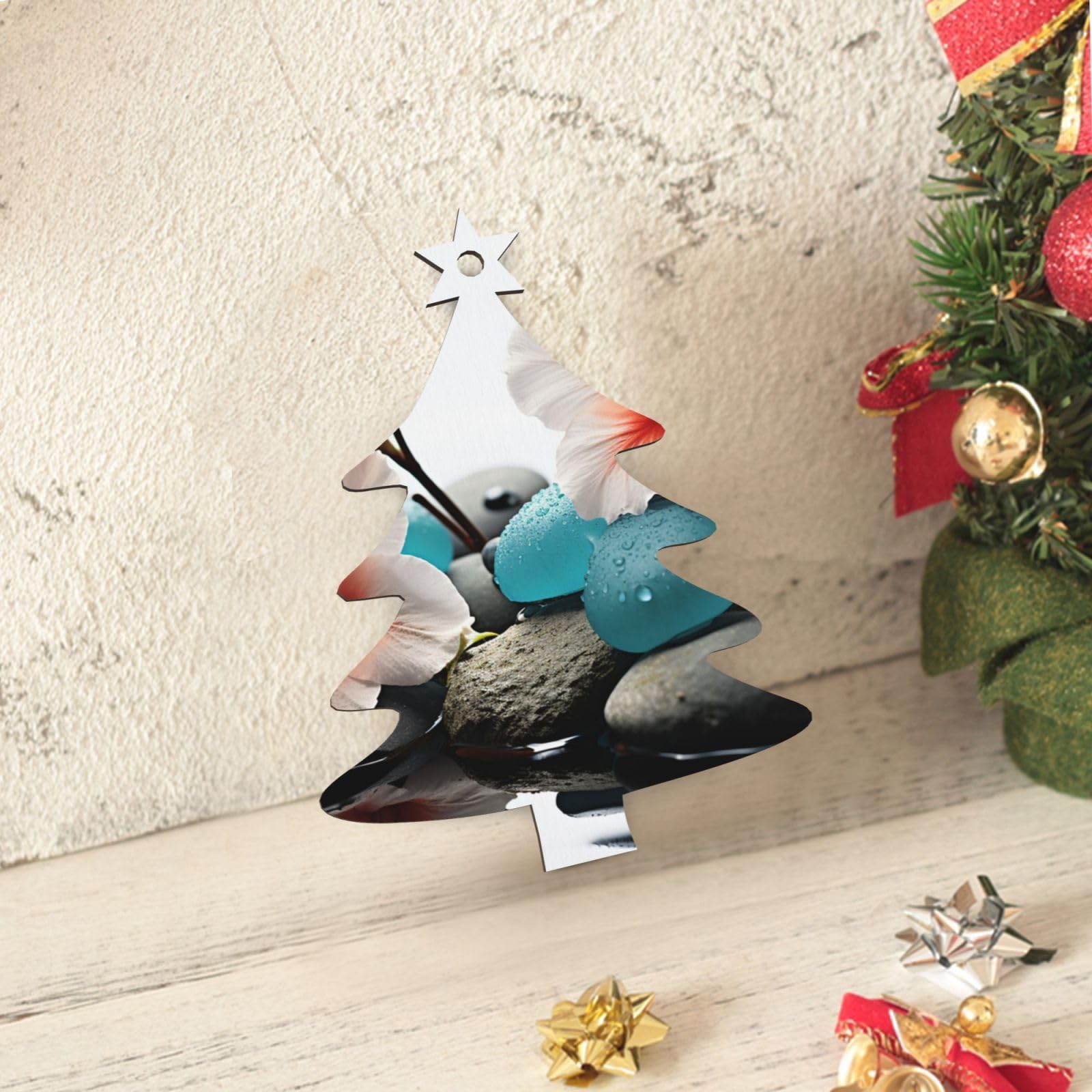 Cloches décoratives de Noël avec du jute pour le mur
