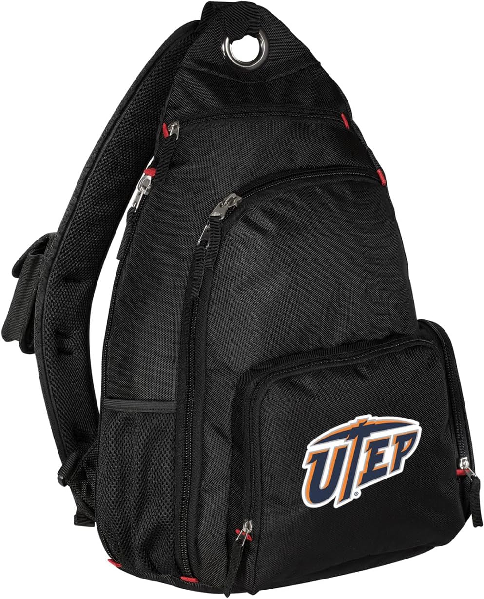 Broad Bay UTEP Backpack Single Strap UTEP Miners Sling Backpack