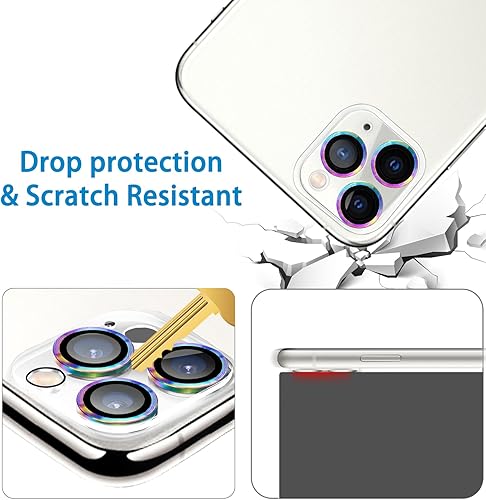 Miniatura 27 de 3 Pack Tempered Glass Camera Lens Protector for iPhone 12 6.1", Ultra HD, 9H Hardness, Anti-Scratch, Case Friendly, Easy to Install