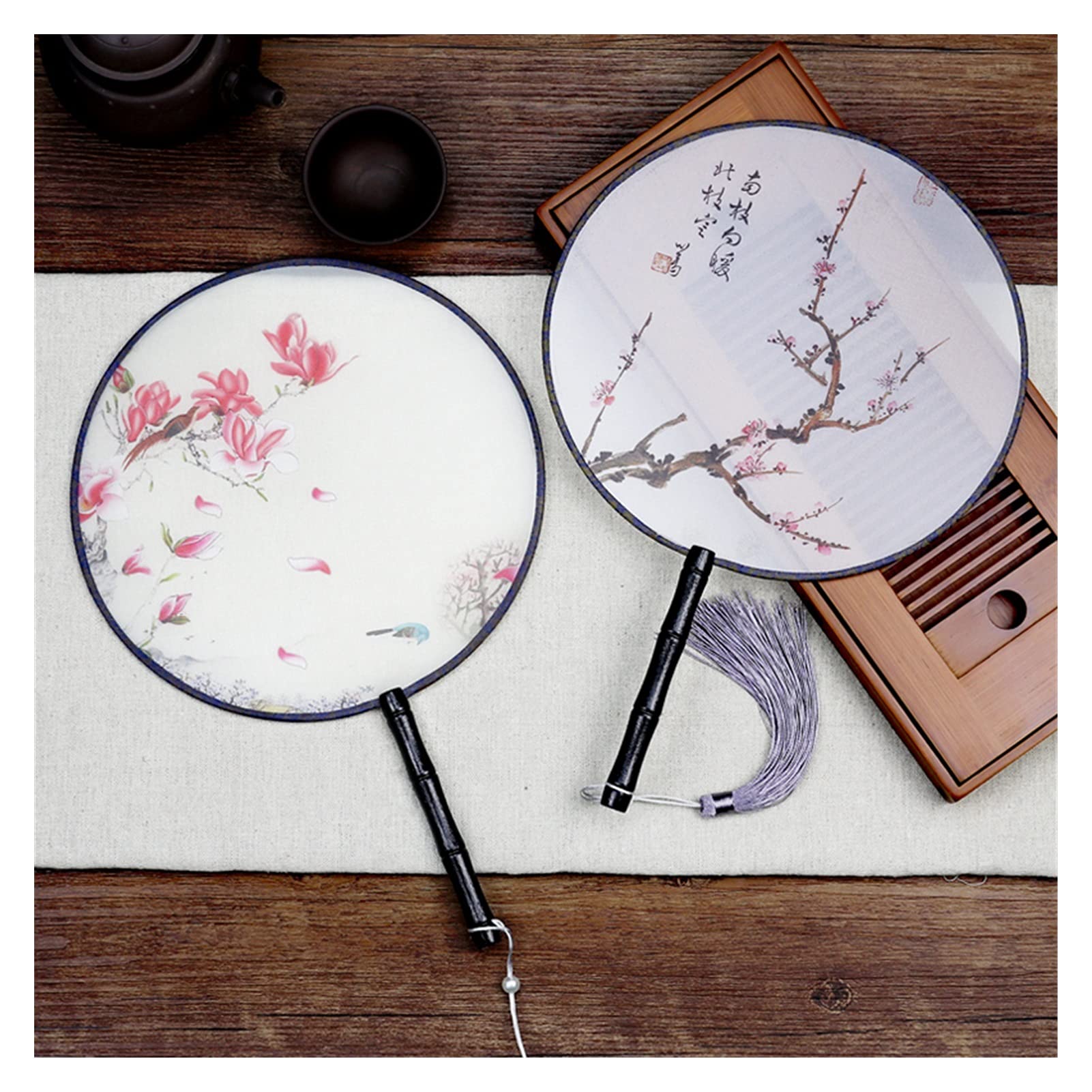 Ventaglio Pieghevole Cinese - Manuale, Decorativo Per Matrimoni, Feste E Regali